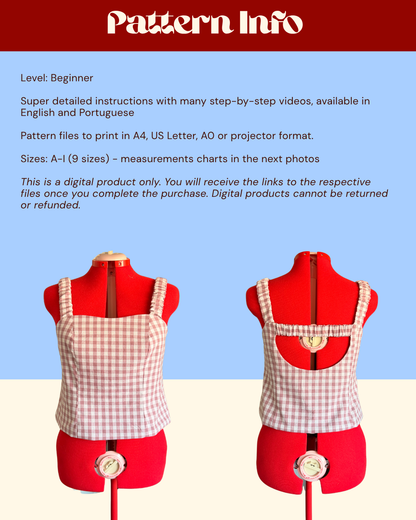The Sunday Morning Top - Sewing Pattern