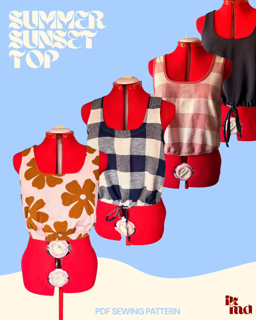 The Summer Sunset Top - Sewing Pattern