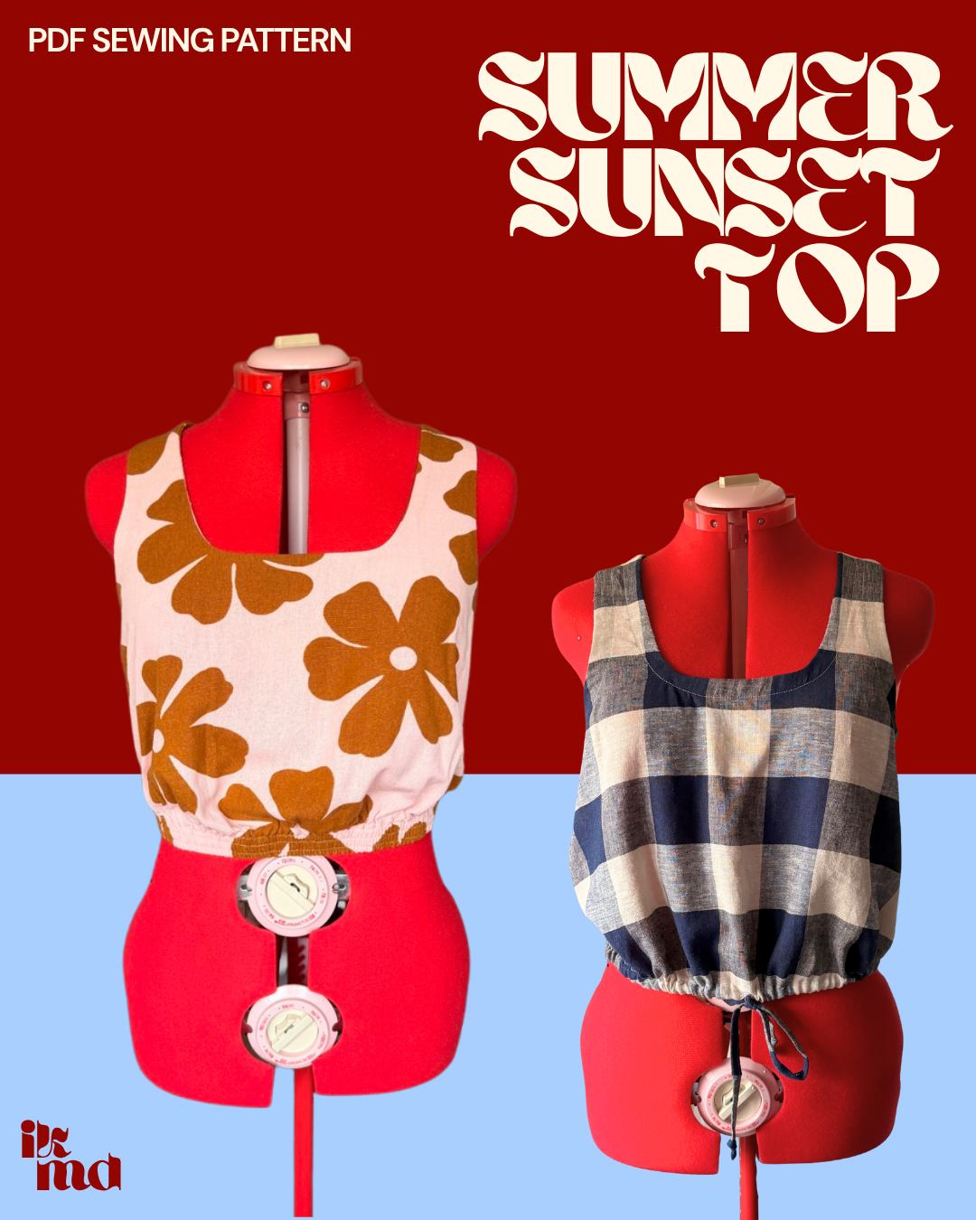 The Summer Sunset Top - Sewing Pattern