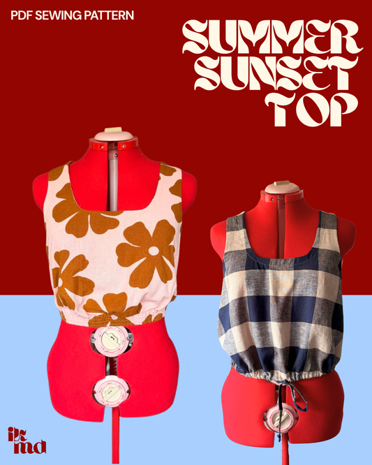 The Summer Sunset Top - Sewing Pattern